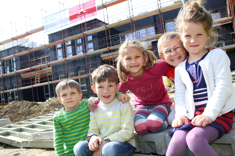Die Kinder freuen sich schon sehr auf ihren neuen Kindergarten in Pötzleinsdorf.