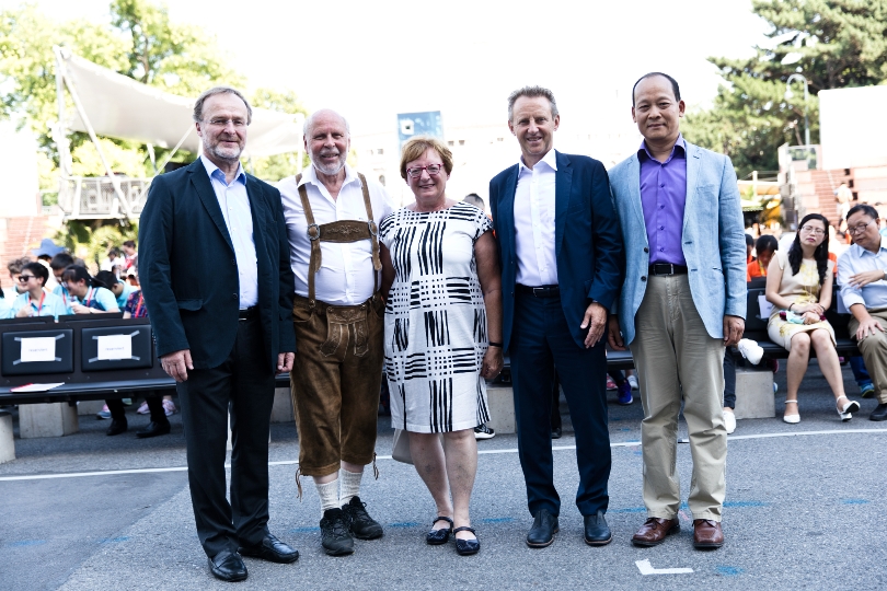 Gemeinderat Ernst Woller eröffnete in Vertretung von Kulturstadtrat Andreas Mailath-Pokorny das Orchesterfestival 2017 am Rathausplatz