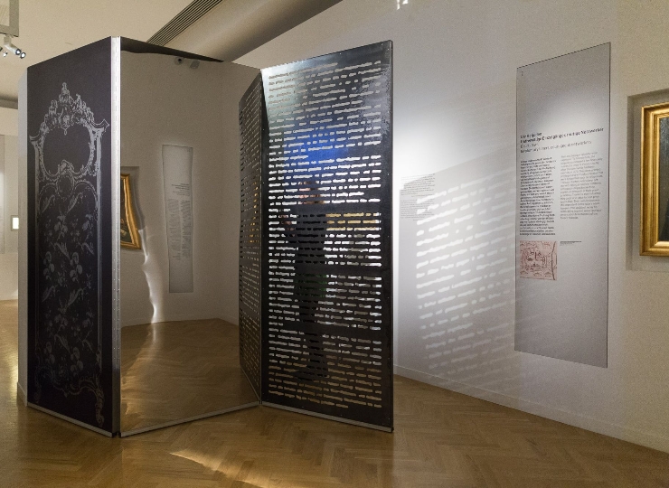 Kunstinstallation „Ein Paravent für Maria Theresia“ von Eva Schlegel ab sofort zu sehen