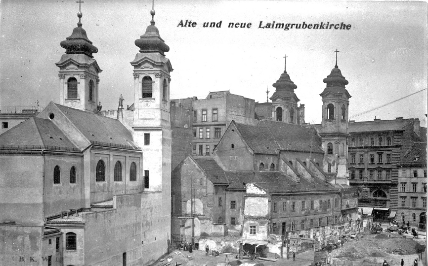 Laimgrubenkirche in Mariahilf um 1907