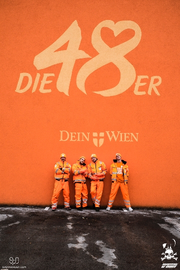 Die Master of Dirt-Ikonen Georg Fechter, Gerhard Mayr, Desmond Tessemaker und Daniel Ruso