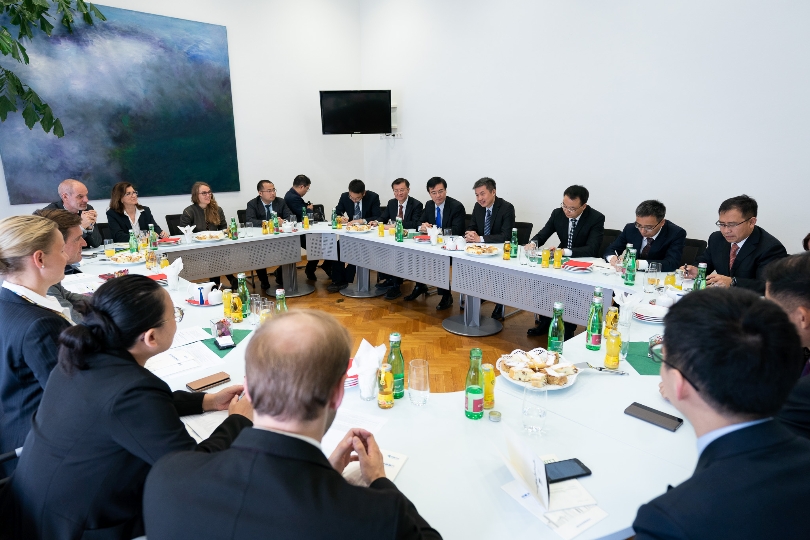 StR Peter Hanke empfängt Chengdu Wirtschaftsdelegation