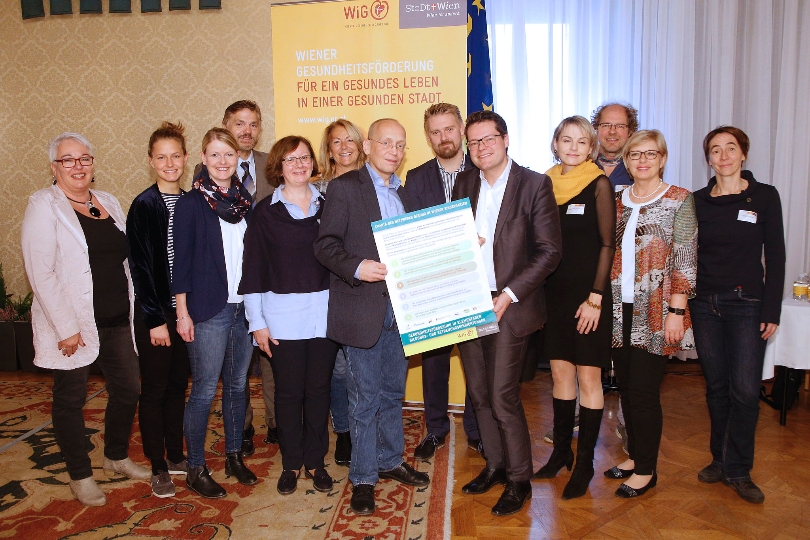 Amtsführender Stadtrat Jürgen Czernohorszky besucht das Treffen des Netzwerks zur Wiener Gesundheitsförderung, mit dem Schwerpunkt Gesunder Kindergarten.