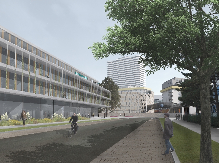 So könnte das neue Gebäude des Umweltbundesamts am Top-Standort City Gate in Floridsdorf aussehen.