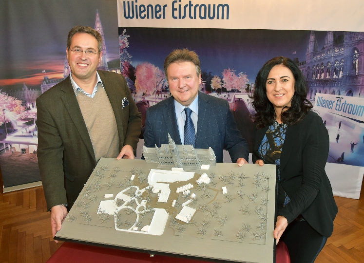 Präsentation des Wiener Eistraums NEU mit Bürgermeister Michael Ludwig