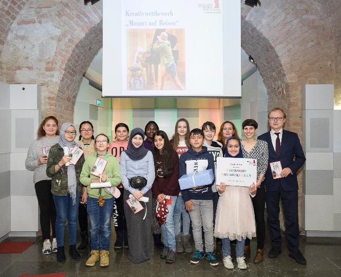 Die GewinnerInnen des diesjährigen Kreativwettbewerbs des Mozarthaus Vienna