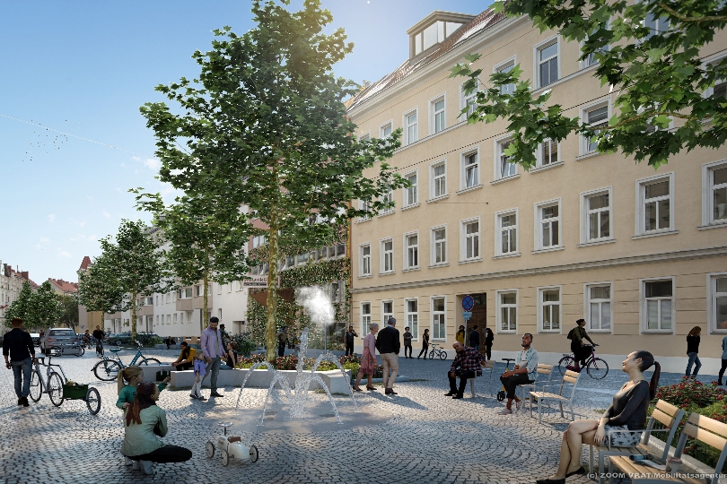 Die Goldschlagstraße in Penzing wird zur „Coolen Straßen Plus“ umgestaltet.