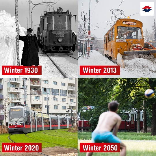 Winterdienst der Wiener Linien im Wandel der Zeit