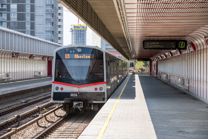 Die U-Bahn-Station Alte Donau wird modernisiert