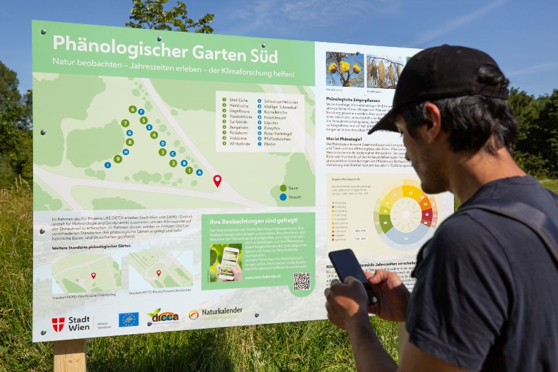 Klima-Gärten auf der Donauinsel im Kampf gegen den Klimawandel