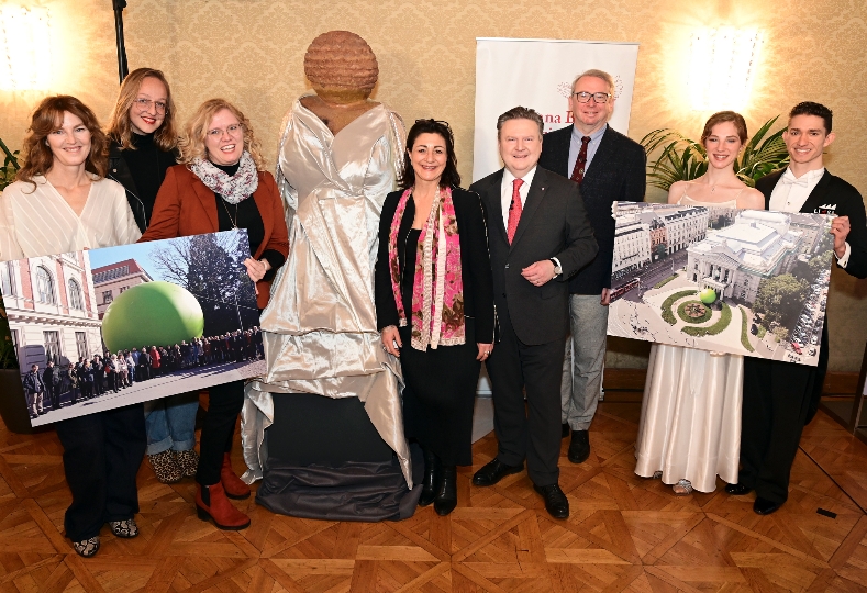Bürgermeister Michael Ludwig und Wissenschaftsstadträtin Veronica Kaup-Hasler präsentieren Programm für den Ball am 28. Jänner 2023