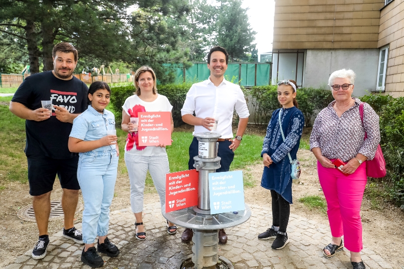 Kinder- und Jugendmillion Siegerprojekt Wasserbrunnen