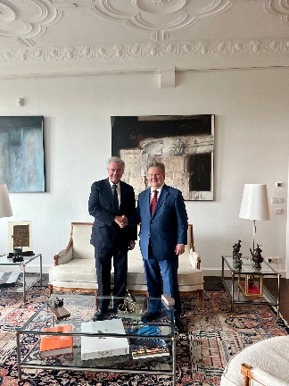 Luxemburgs Außenminister Jean Asselborn und Wiens Bürgermeister Michael Ludwig