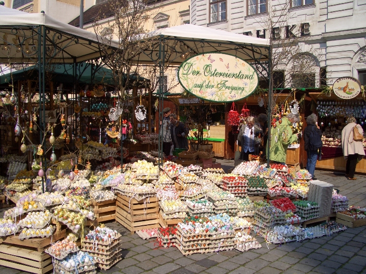 Alles für die Osterhasen auf Wiens Märkten