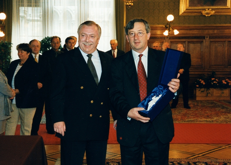 Bgm. Dr. Michael Häupl und Jean-Claude Juncker (re.)