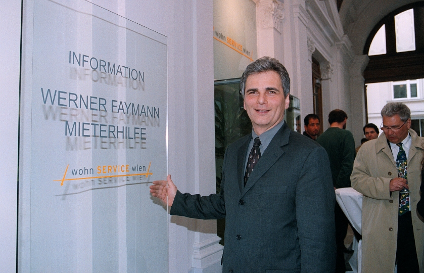 Eröffnung "Infopoint" in Wien 1, Bartensteingasse 9 mit StR. Werner Faymann