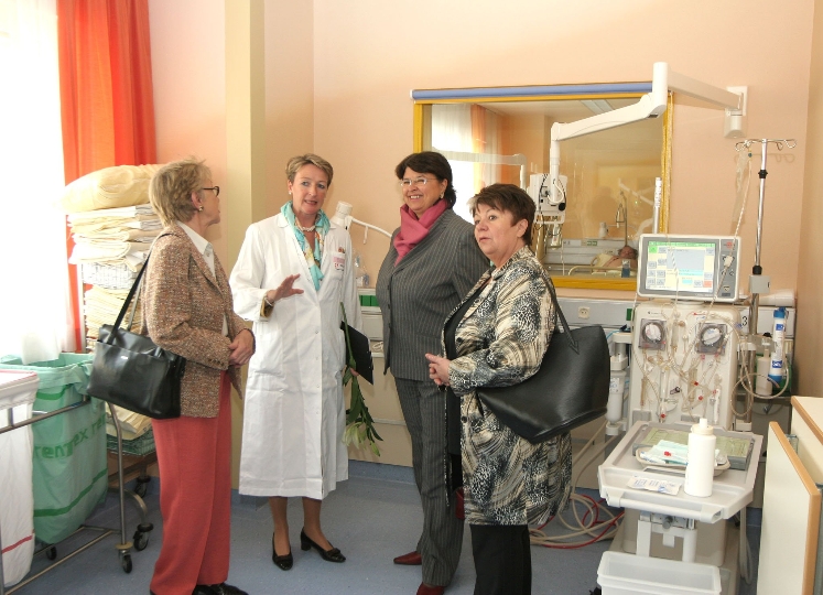 StR. Mag.a Renate Brauner bei der Eröffnung der Dialysestation im Sozialmedizinischen Zentrum Ost - Donauspital