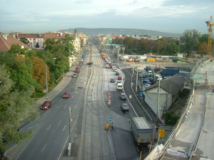 Baustelle Prager Straße - Verlängerung Nordbrücke