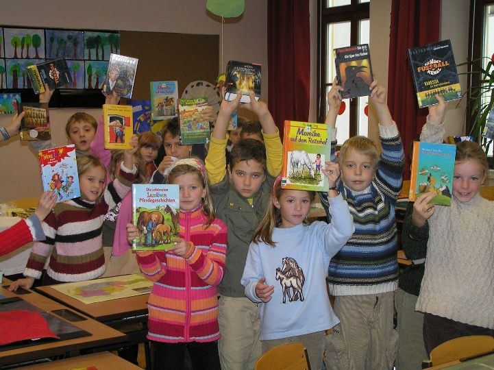 Leseinitiative: Kinder der Volksschule Hadersdorf