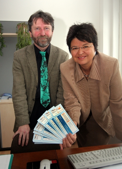 StR. Mag.a Renate Brauner mit dem Leiter der Wiener Schuldnerberatung Alexander Maly