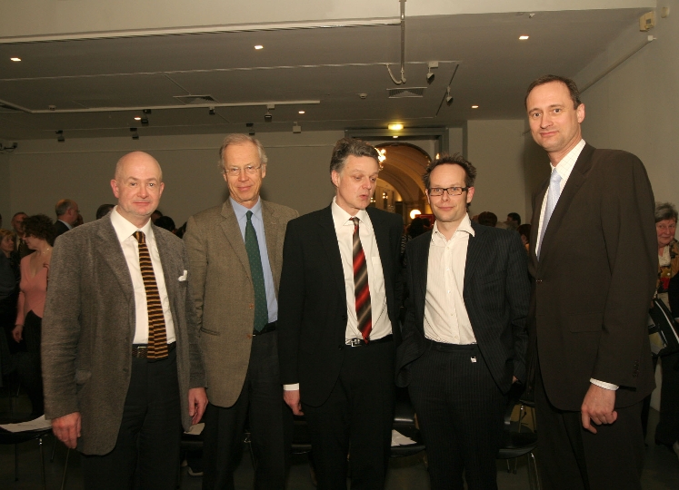 v.li.n.re.: Herbert Lachmayer, Peter Marboe, Reinhard Eisendle, Werner Hanak und StR. Dr. Andreas Mailath-Pokorny