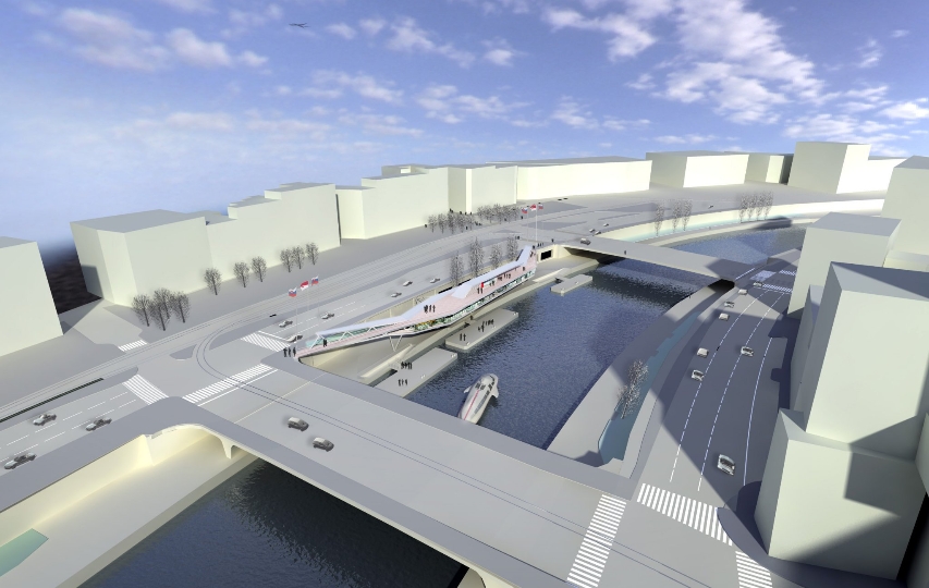 Internationaler Architekturwettbewerb für die neue Anlegestelle am Donaukanal abgeschlossen