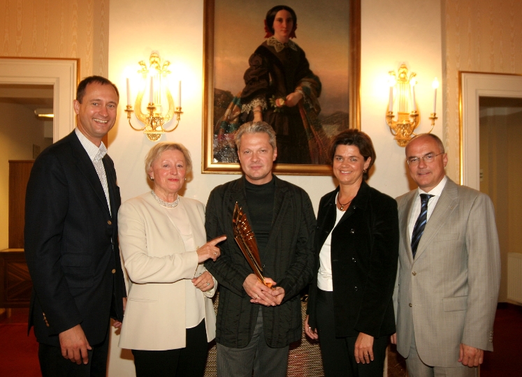 v.li.n.re.: StR. Dr. Andreas Mailath-Pokorny, Karin Kathrein, Herbert Föttinger, Bettina Glatz-Kremsner und Edgar Boehm