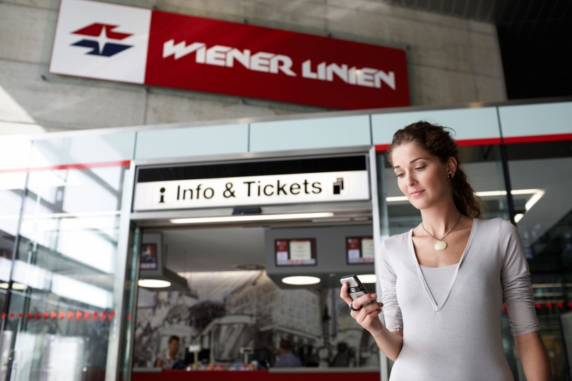 Wiener Linien-Ticketkauf über das Mobiltelefon