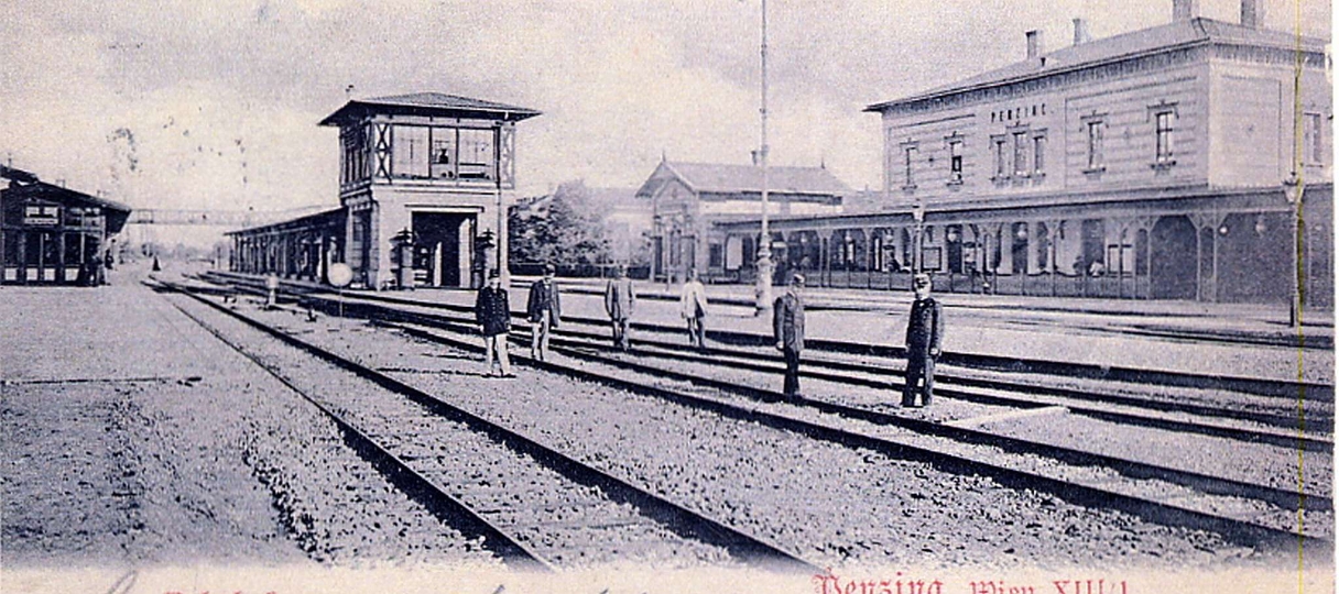 Eisenbahn-Nostalgie: Der Bahnhof Penzing um 1900