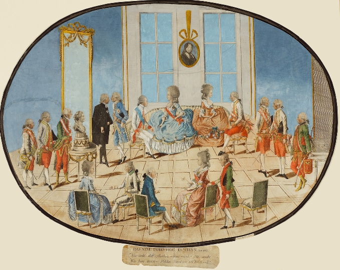 Hieronymus Löschenkohl. Das Neujahrsfest in Wien, 1782