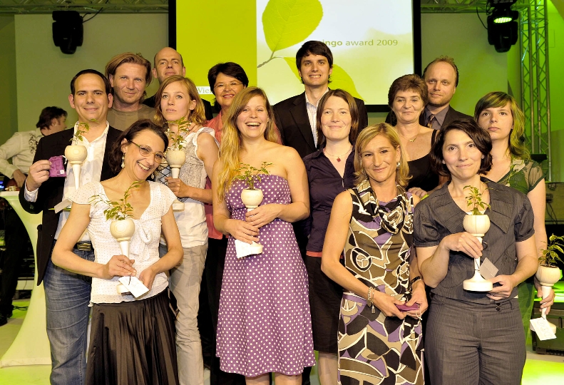 Die PreisträgerInnen des 1. Mingo Awards erhielten für ihre kreativen Projekte ein Preisgeld von jeweils 5.000 Euro