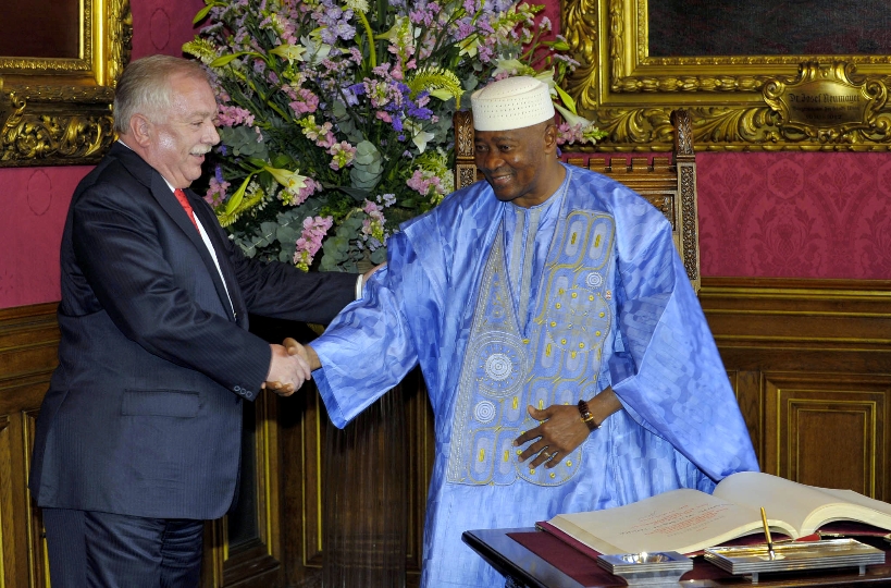 Staatspräsident der Republik Mali, Amadon Toumani Toure und Bgm. Dr. Michael Häupl