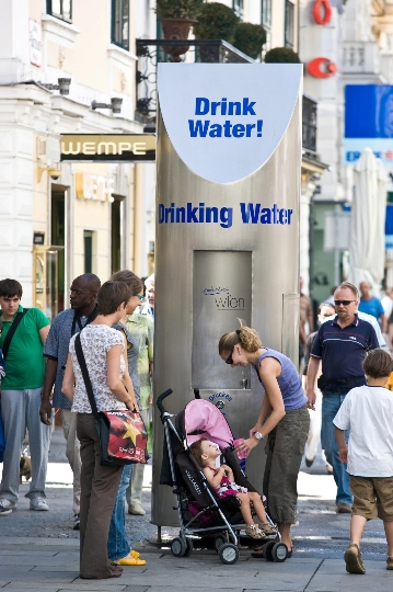 Trinkwasserbrunnen auf der Kärtner Straße