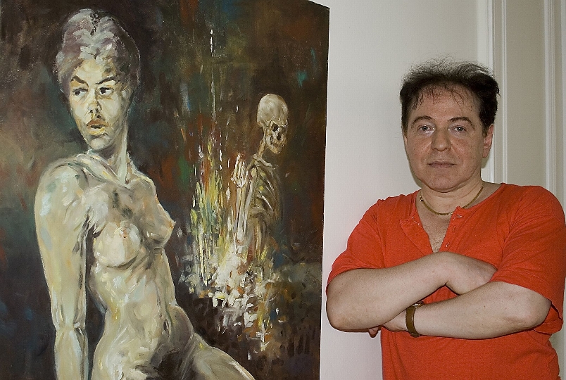 Der Maler und Musiker Marek Kubski