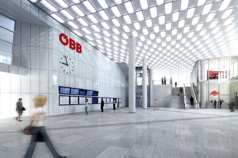 kurz, hell, freundlich, modern und barrierefrei: die neue Verbindung zwischen U1 und Hauptbahnhof