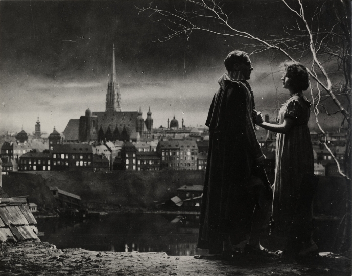 Szene aus "Der junge Medardus" (1923): Wien als Kulissenstadt