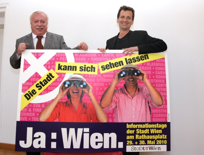 BM Häupl und StR Oxonitsch laden zur Informationsschau auf den Wiener Rathausplatz