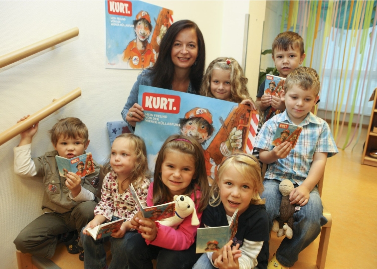 StRIn Ulli Sima präsentiert Kinderbuch: "Kurt. Mein Freund von der Wiener Müllabfuhr"