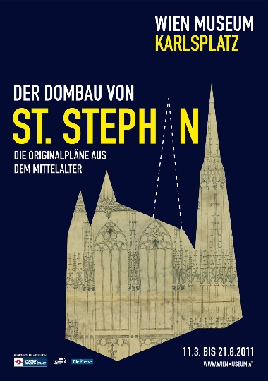 Die Originalpläne aus dem Mittelalter werden von 11. März bis 21. August 2011 im Wien Museum ausgestellt.