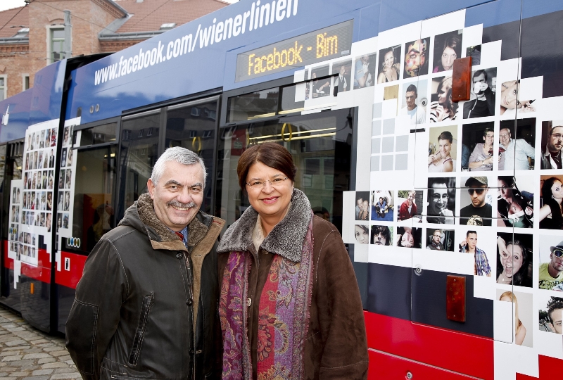 Wiener-Linien-Geschäftsführer Günter Steinbauer mit Vizebürgermeisterin Renate Brauner