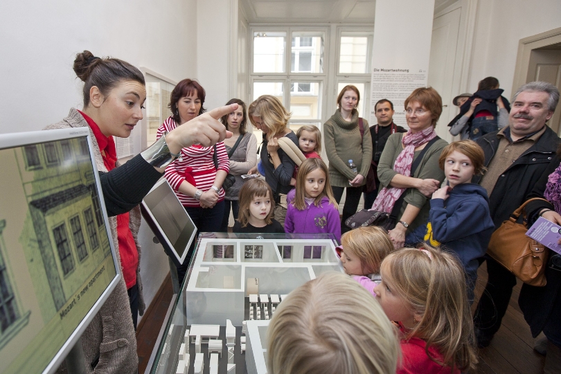Kinderführung beim Tag der offenen Tür im Mozarthaus Vienna