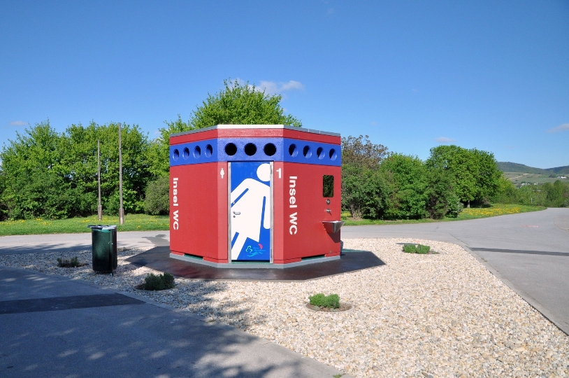 Hochmoderne WC-Anlagen auf der Donauinsel