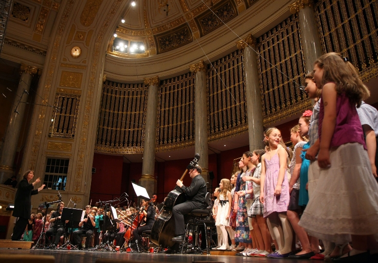 Der große Saal des Wiener Konzerthauses bietet einen würdigen Rahmen
