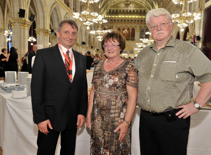 Dr. Glehr; Marianne Klicka, Dritte Landtagspräsidentin ; Dr. Anthony Mathie, WONCA Europe.