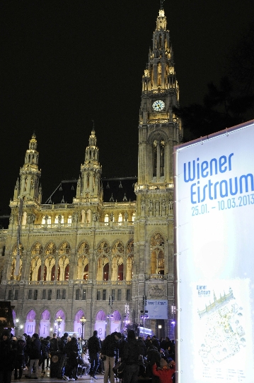 Der Wiener Eistraum ist von 25. Jänner bis 10. März 2013 geöffnet