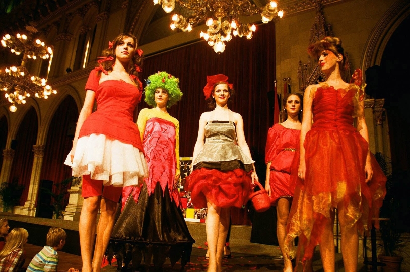 Die Abschluss-Modeschau fand 2012 im Wiener Rathaus statt