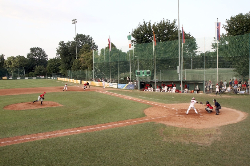 Der Baseballplatz des ASKÖ Sportzentrums Spenadlwiese ist Austragungsort der Baseball EM 2013.