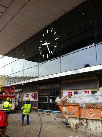 Der Hauptbahnhof Wien nimmt Gestalt an.