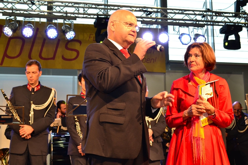 Landtagspräsident Prof. Harry Kopietz eröffnet die 18. Wiener Herbst Senioren Messe in der Messe Wien