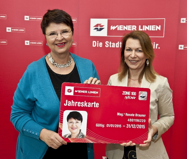 Vizebürgermeisterin Renate Brauner, Wiener Linien Geschäftsführerin Alexandra Reinagl.